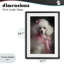 Just A Girl Who Loves Pink, reproduction encadrée sous verre, conception de Tina LeCour-1328994948-1328994946