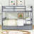 Wood Bunk Bed With 2 Drawers-1006383807-1006383792
