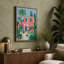 Mediterranean Villa Coastal - Wrapped Canvas-993896852-993896862