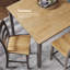 Table de salle à manger à hauteur de comptoir Malkin et 4 tabourets de bar (ensemble de 5)