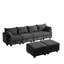 Canapé-lit modulaire moderne avec repose-pieds modulaire Sectiona-1712607171