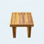 Table basse d'extérieur en bois d'acacia