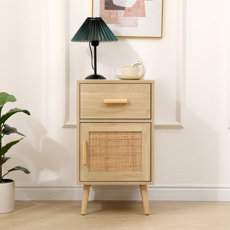 Ambrogia 40 cm W Bedside Table