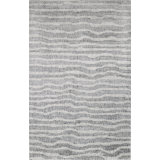 Trenta Abstract Area Rug in Silver