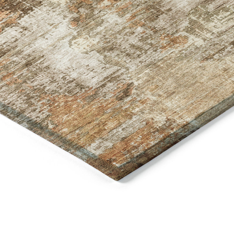 Machine Washable Indoor/Outdoor Chantille ACN2300 Abstract Rug, Rectangle 2'6" x 3'10"