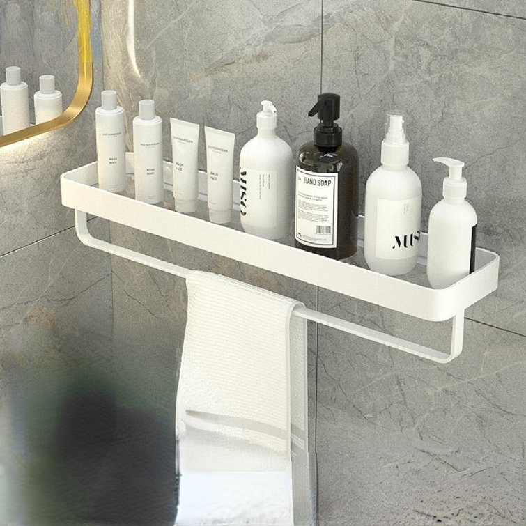 Adhesive Mount Shower Shelf Latitude Run Finish: Black