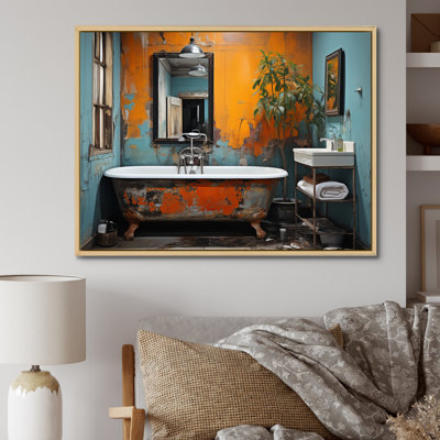 Impression sur toile de salle de bain, Urban Spa Oasis Decor - salle de bain Urban Oasis II