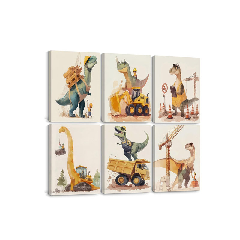 6 Piece Wrapped Canvas Print