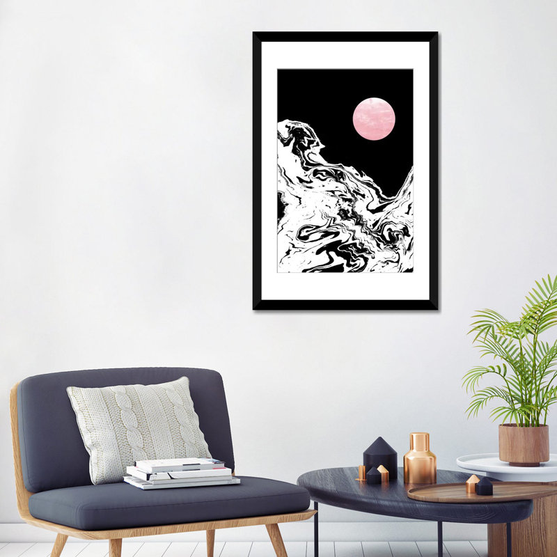 « taria », reproduction d’art sur toile, Papier d'art encadré noir, H 32 po x l 24 po x P 1 po