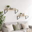 2 -Piece Steel Floating Shelf