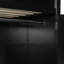 Lit mezzanine double en bois avec bureau-747059578