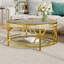 Table basse ronde en verre trempé-678571695