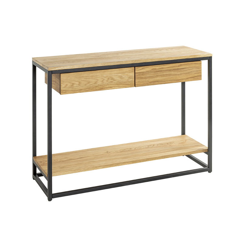 Kugler 100cm Solid Wood Top Console Table