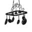 Elana Steel Handcrafted Rectangle Hanging Pot Rack