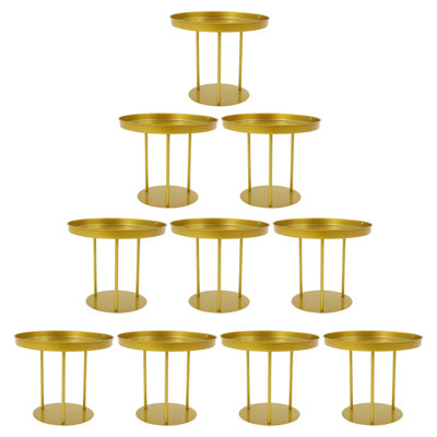 10Pcs Circular Flower Stands
