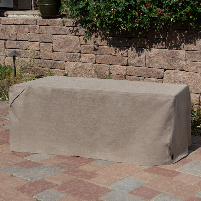 Garrison Heavy Duty Fire Pit Cover with 3 Year Warranty, Beige