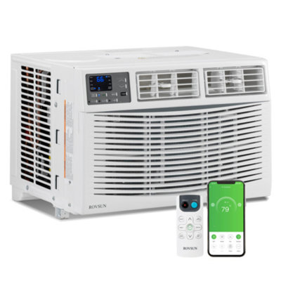 Climatiseur de fenêtre 18 000 BTU compatible Wi-Fi