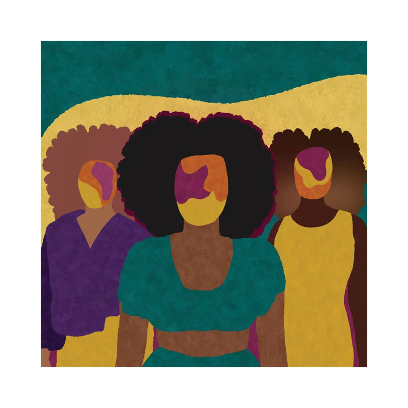Together by Sagmoon Paper Co. - Gallery-Wrapped Canvas Giclée on Canvas, 66.04 cm H x 66.04 cm W x 1.91 cm D, Canvas