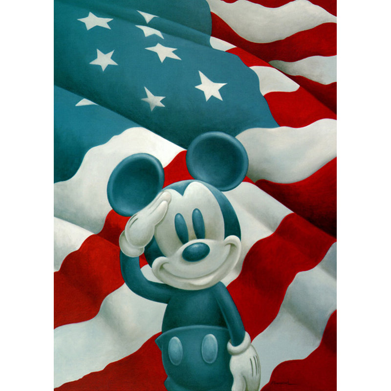 Mickey salue l'Amérique