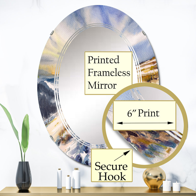 Flat Wall Mirror, 36" x 24"