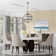 3 - Light Dimmable Geometric Chandelier