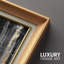 «Grunge Black and Gold Stroke Landscape», ensemble de 2 peintures sur toile encadrées-86450376