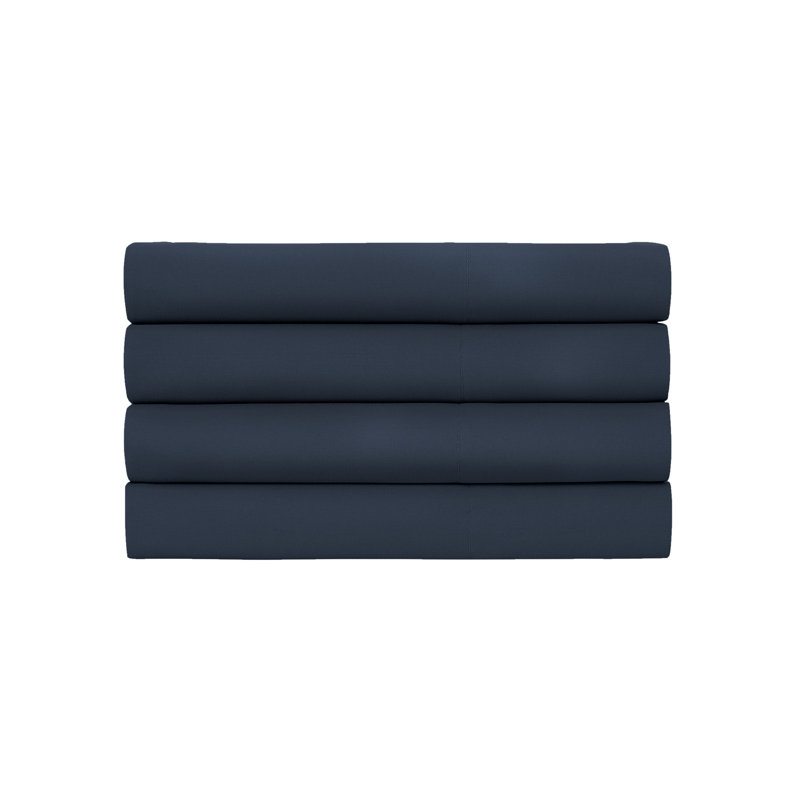 Vilano Springs Easy care Microfiber Four Pillowcases by Southshore Fine Linens, Queen, Dark Blue