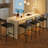 25.5 Inches Upholstered Bar Chairs with Back-1142643253-1142643252