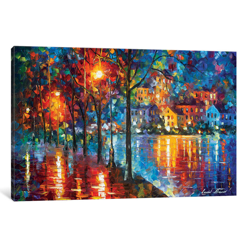 Cold Emotion by Leonid Afremov - Wrapped Canvas Giclee Art Print, 66.04 cm H x 45.72 cm W x 1.91 cm D