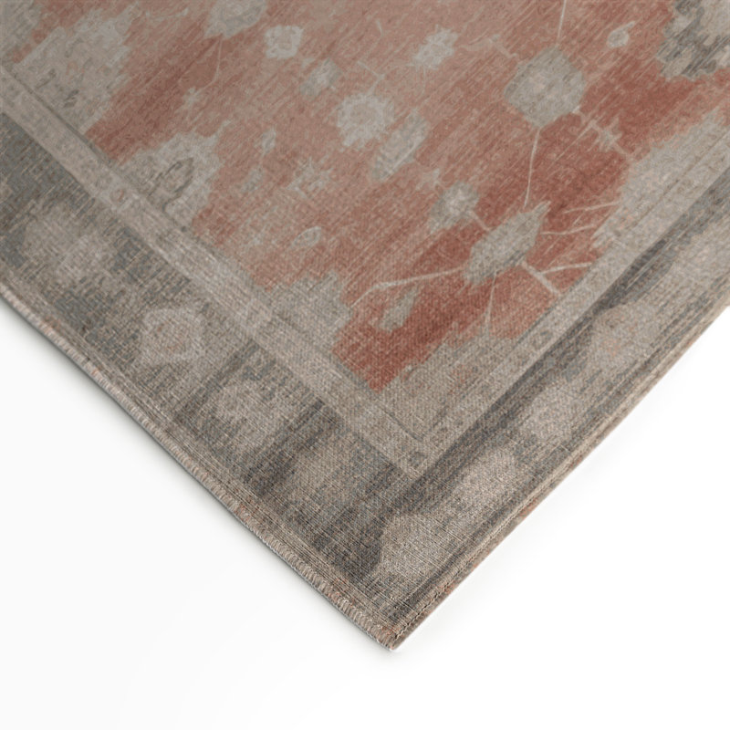 Tapis intérieur et extérieur brun Overdyed, Rectangle 9 pi x 12 pi