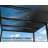 Purple Leaf Louvered Pergola Outdoor Aluminum Pergola With Fixed Shutter Wall Adjustable Roof For Deck Backyard Grey Hardtop Gazebo, 1 Short Side-112905067