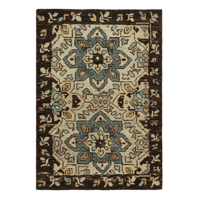 Burano Handmade Kilim Wool Geometric Area Rug