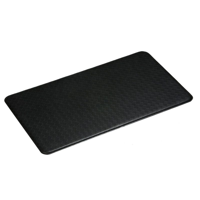 Tapis anti-fatigue aidia, Rectangle 1 pi 8 pi x 3 pi, Noir