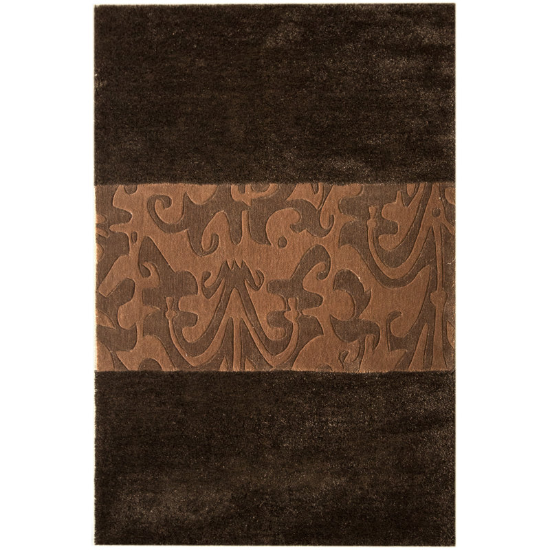 Tapis brun Ertugrul Focus, Rectangle 7 pi 7,2 po x 9 pi 6 po