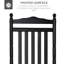 Chaise berçante à haut dossier Traditional-1477930060