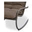Chaise berçante d'extérieur Lyra - brun