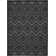 Foundry Select Versatile Diamond Charcoal/Black Indoor/Outdoor Area Rug
