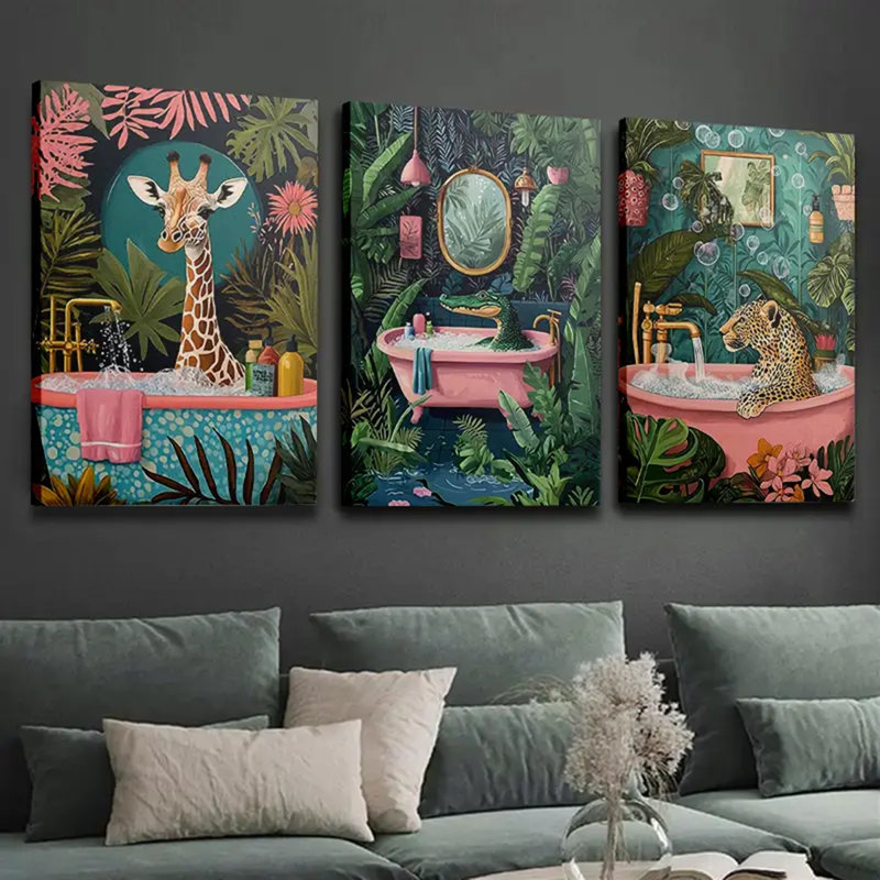 3 Piece Wrapped Canvas Painting