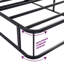 Sommier en métal facile à assembler - Plusieurs tailles - Sleep by Wayfair ™-1520626409-1520626415