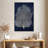 Brampt Sea Fan Silver On Blue I-108397792