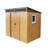 Outdoor Metal Storage Shed with Window and Transparent plate-113816594-108284808