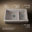 Whitehaven® 36" L x 22" W Double Basin Farmhouse Kitchen Sink-101828980