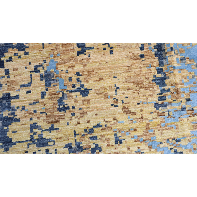 Hand Knotted Wool Area Rug