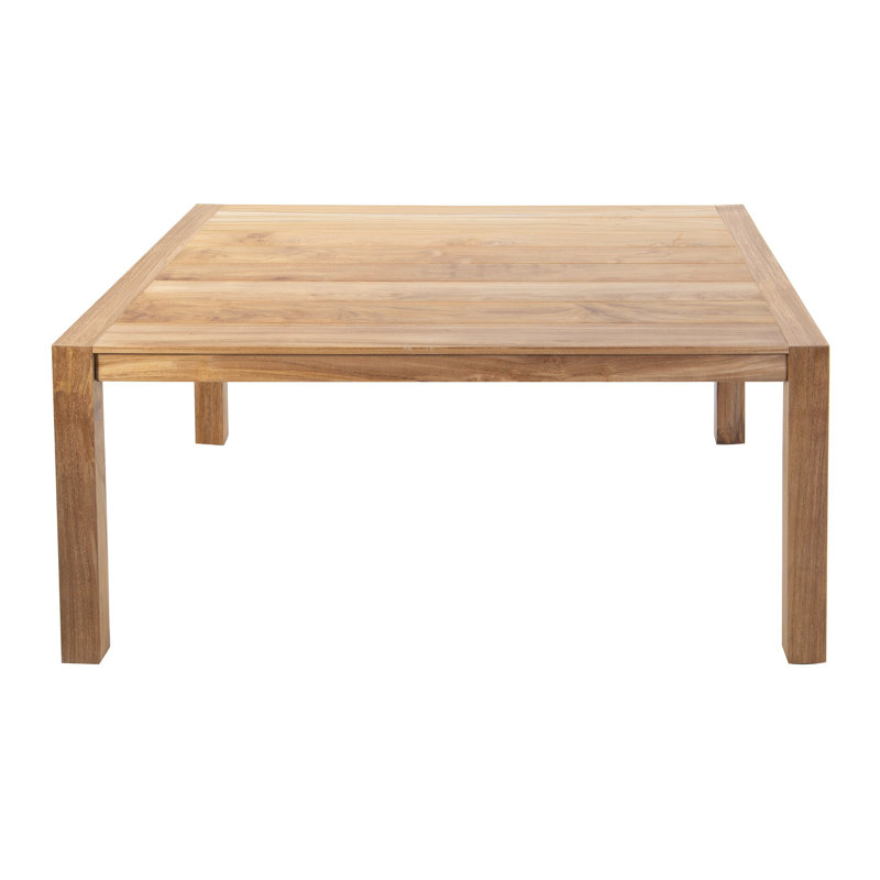 Venice Outdoor Teak Dining Table, 38" W x 59" L x 29" H