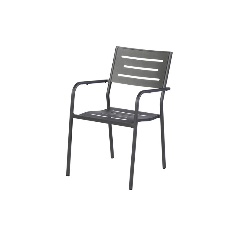 Patio Dining Armchair, Anthracite