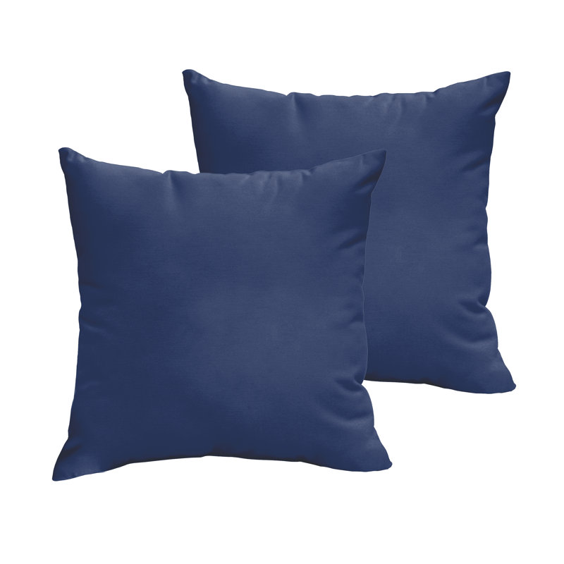 Vera Indoor/Outdoor Throw Pillow, 20" H x 20" W, Marine