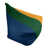 Bleu marine / vert / doré sélectionné