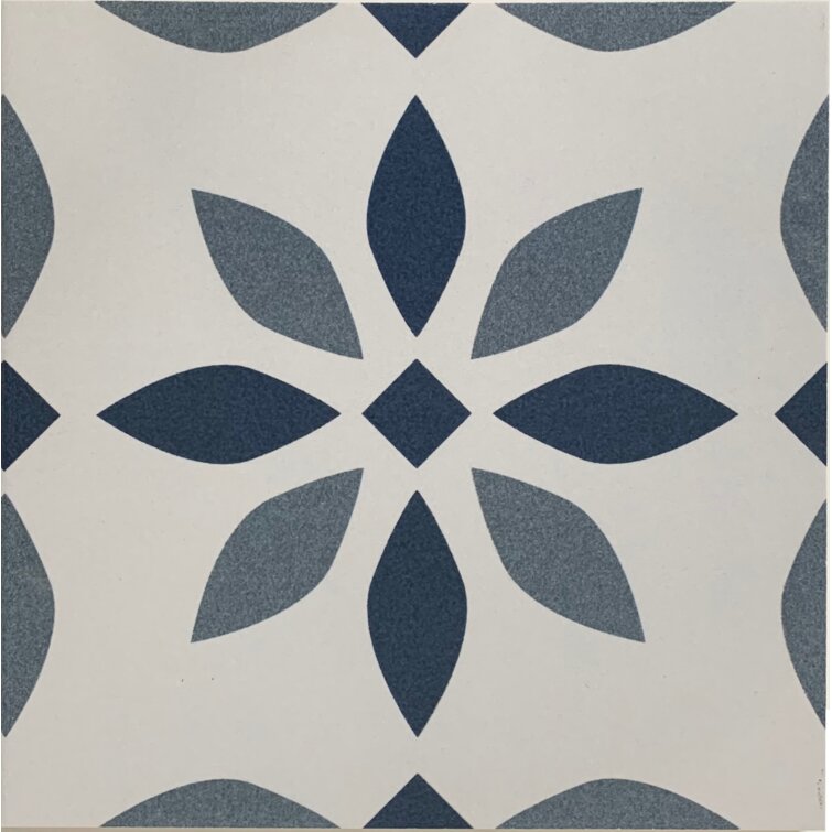 SUSSEXHOME Moroccan Gray/Blue 44 in. x 24 in. and 31.5 in. x 20 in