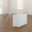 L-Shaped Glass Top Executive Desk