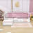 Metal Double Twin L-Shaped Floor Bed With Partitioned Guardrails-1454241178